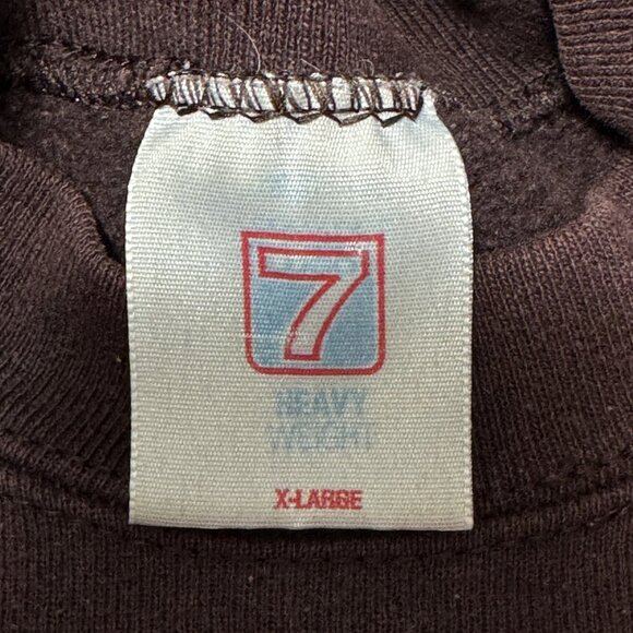 Cleveland Browns Football Sweatshirt Size XL Logo 7 Vintage 1990 USA NFL - Picture 8 of 8